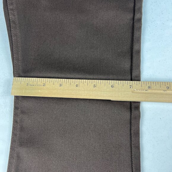 VTG 70s Levi's Jeans Students 24x27* 746 Bell Bottoms Dark Brown Denim Tag 25x28 - Picture 13 of 16